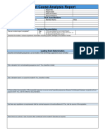 Root Cause Analysis Report