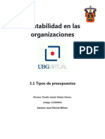 3.1 Tipos de presupuestos