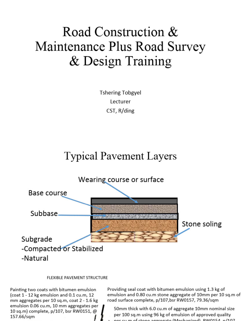 Road Construction Training & Techniques | PDF | Road Surface | Civil ...
