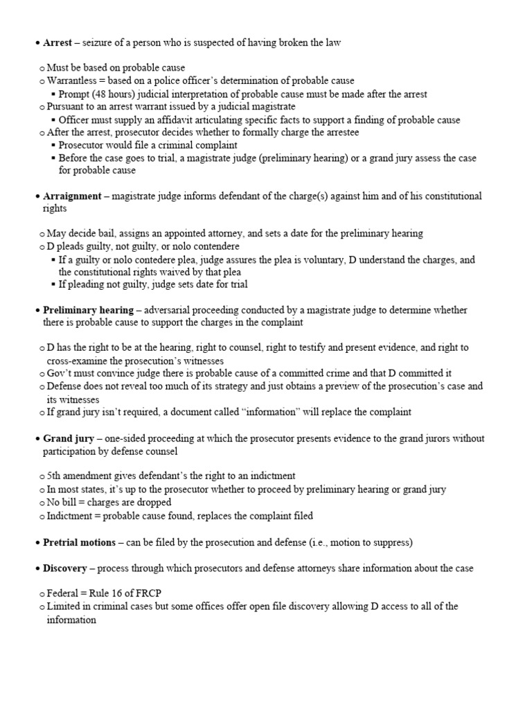 Criminal Procedure and Fourth Amendment | PDF | Search And Seizure ...