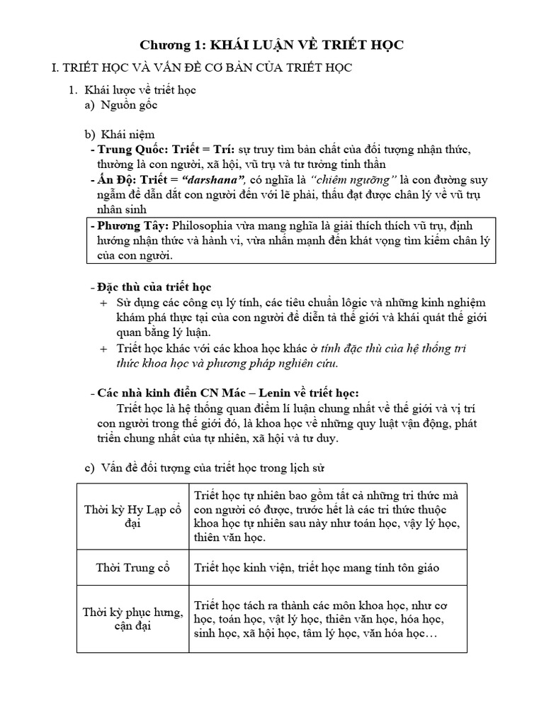 Triet Hoc | PDF