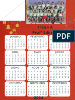 Calendário Verde Feliz Ano Novo Moderno A4 - 20231205 - 125941 - 0000