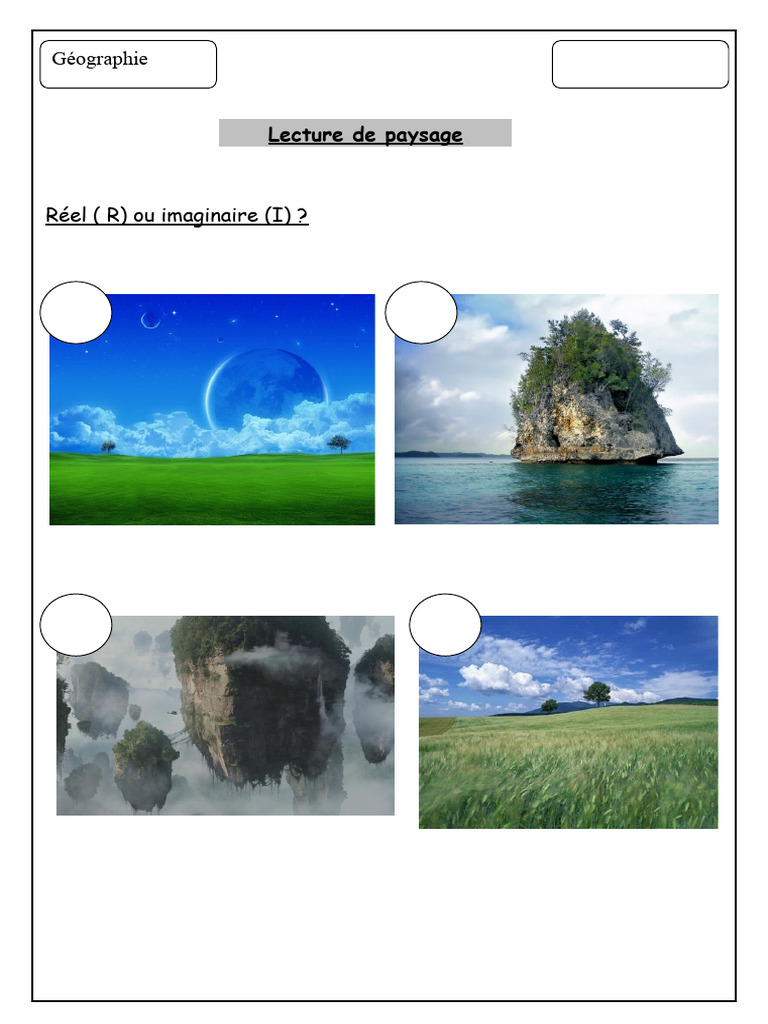 Lecture et analyse des paysages | PDF | Ruisseau | Sciences de la terre