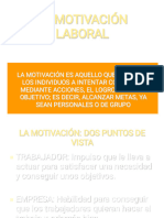 Motivación en El Trabajo