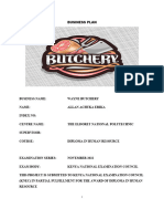 ALLAN ACHUKA ERIKA BUTCHERY Plan