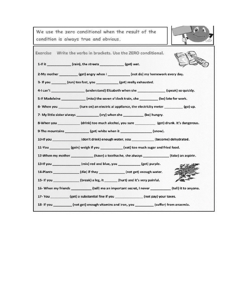 Zero and First Conditional | PDF