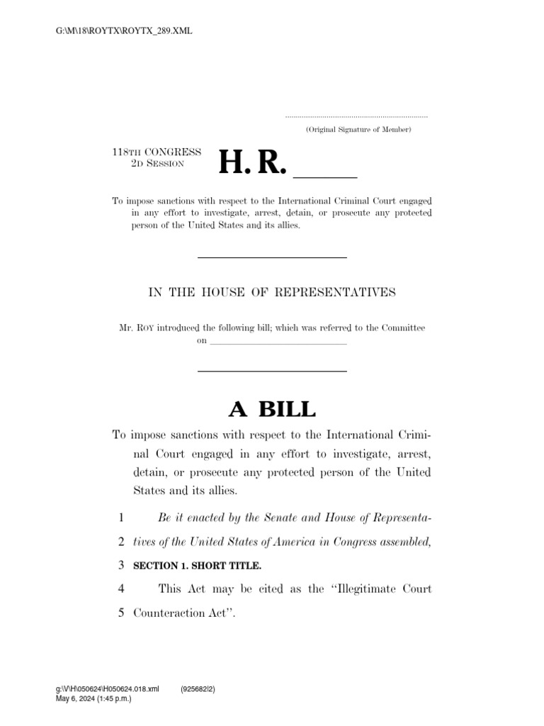 Roy mast illegitimate court counteraction act bill text pdf