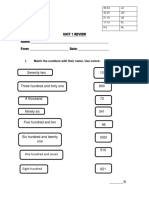 Numbers 1000 Review For The Test