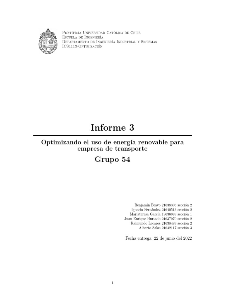 E2 Grupo54 1 | PDF | Energía renovable | Contaminación