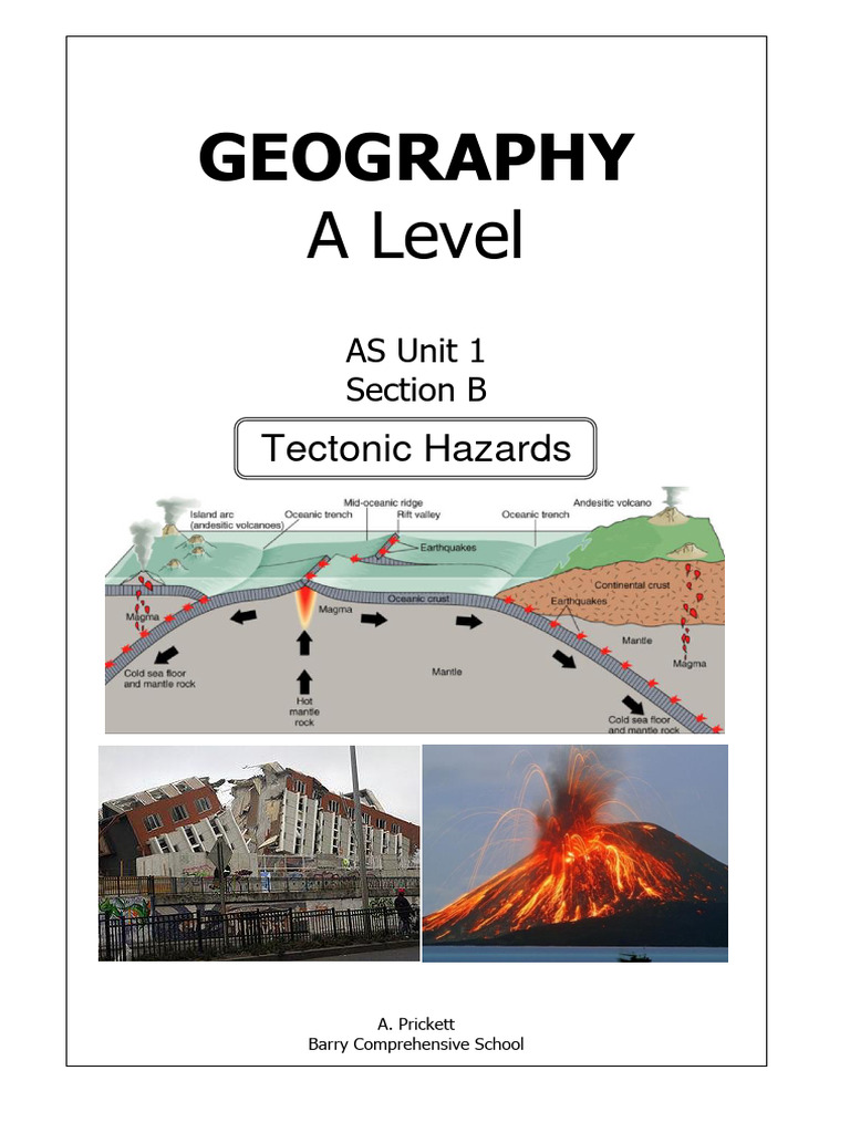 Unit-1-Tectonics-Hazards-Booklet | PDF | Plate Tectonics | Volcano