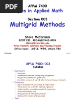 Multigrid Tutorial