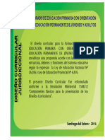 Profesorado de Educación Primaria Jovenes y Adultos Reformulado