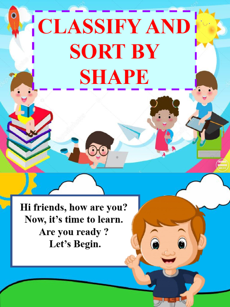 Shape Classification and Sorting Guide | PDF | Shape | Rectangle