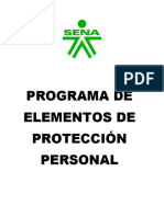 Programa de Epp - SST Sena