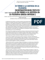 Posturas en Torno A La Justicia en La Filosofía - Blog de R0yMaster