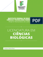 PPC Licenciatura em Ciências Biológicas SR - 2023