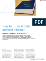 Kajamaa 2020 - How To Do Mixed Methods Research