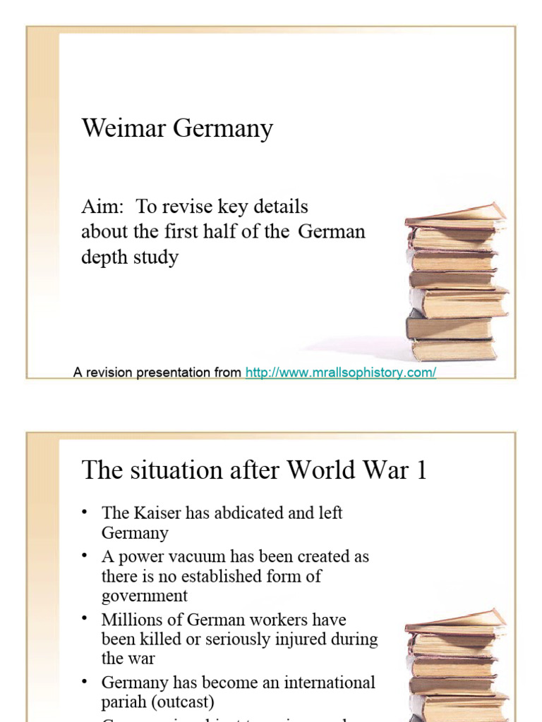 Weimar 2 | Download Free PDF | Weimar Republic | World War I Reparations