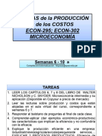 Teorías de La Producción y de Los COSTOS ECON-295 ECON-302 Microeconomía Teorías de La Producción y de Los COSTOS ECON-295 ECON-302 Microeconomía