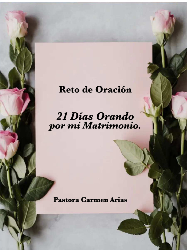 21 Días de Oración por el Matrimonio | PDF | Oración | Amor