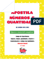 Amostra Apostila Números e Quantidades Atualizada PDF