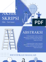 Biru Infografik Tugas Akhir Skripsi Presentasi