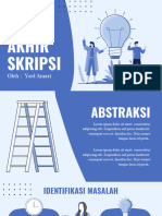 Biru Infografik Tugas Akhir Skripsi Presentasi