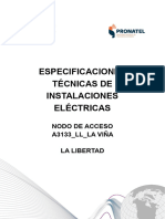 Especificaciones Técnicas IE