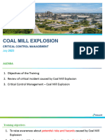 CCM - Coal Mill Explosion, July 2023