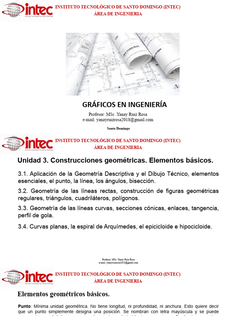 Unidad 3 Construcciones Geométricas Elementos Básicos Pdf ángulo