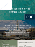 La Obra Del Templo y de Historia Familiar