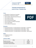 Atividades Extensionistas I - PROPOSTA DE TEMA