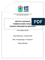 Kertas Cadangan Pameran Sains