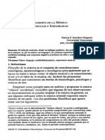 Filosofia de La Musica Es El Conjunto de Consideraciones