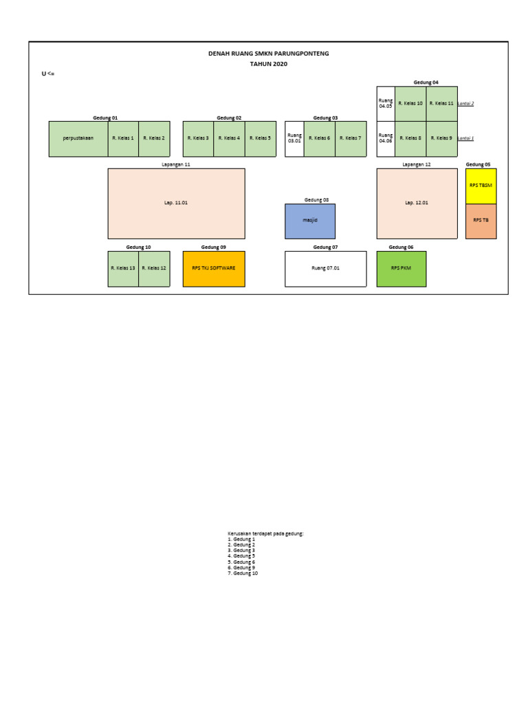 Contoh Denah Gedung Sekolah Pdf