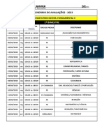 CALENDARIO DE PROVAS 2023 - 8° ANO MAT - ALUNOS - FUND. II