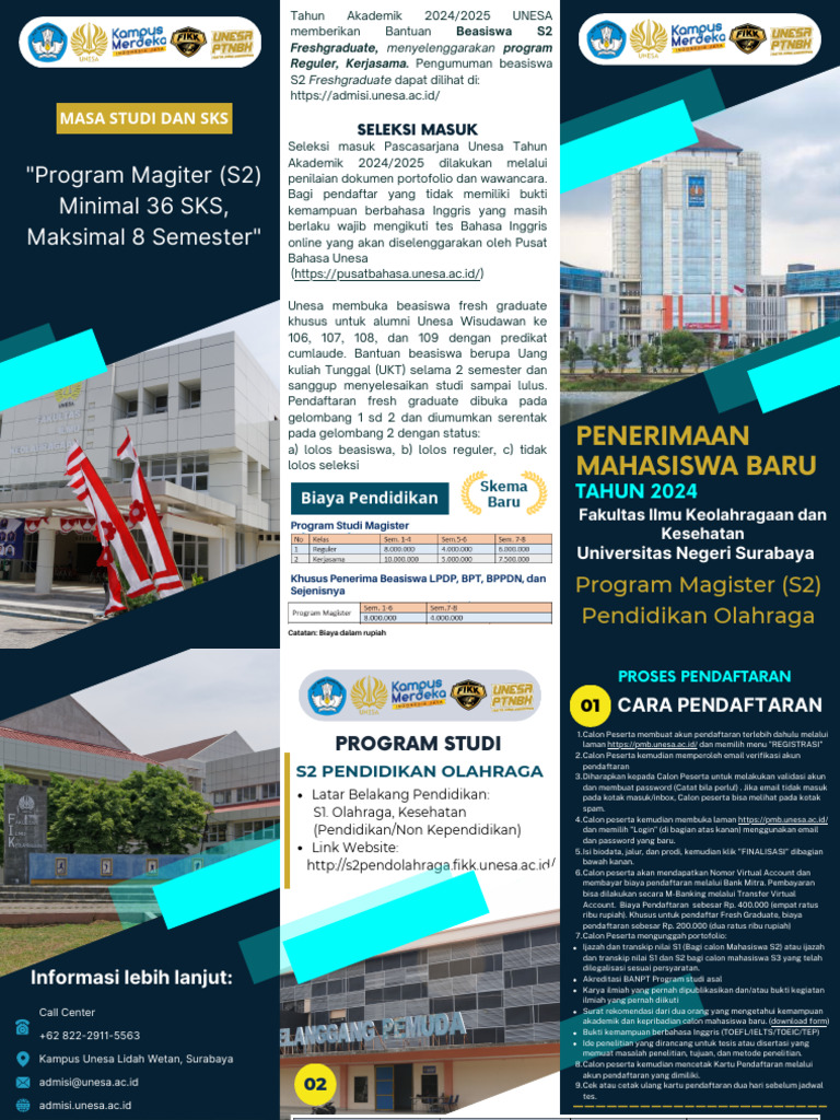 Beasiswa S2 Unesa 2024/2025 | PDF