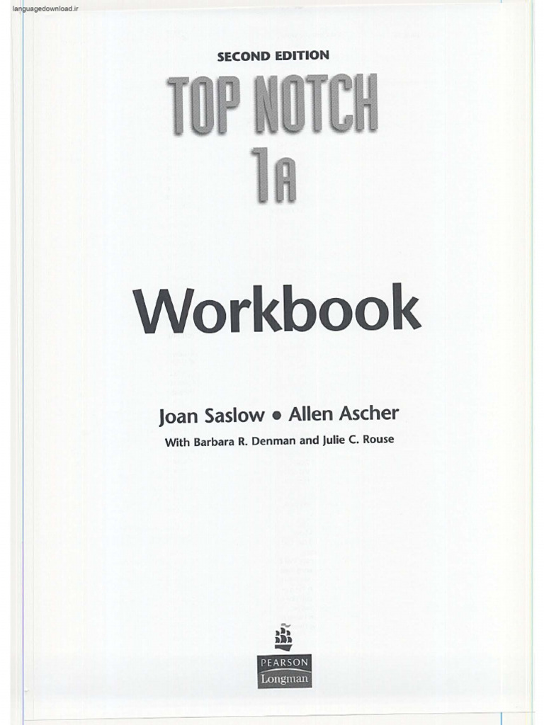 Top Notch 1 WorkBook | PDF