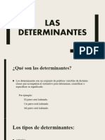 Las Determinantes - Comu