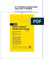 Download pdf 2020 Nelsons Pediatric Antimicrobial Therapy John S Bradley ebook full chapter 