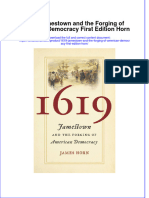 Download pdf 1619 Jamestown And The Forging Of American Democracy First Edition Horn ebook full chapter 