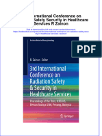 Textbook 3Rd International Conference On Radiation Safety Security in Healthcare Services R Zainon Ebook All Chapter PDF