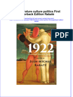 PDF 1922 Literature Culture Politics First Paperback Edition Rabate Ebook Full Chapter
