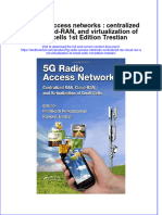 Download textbook 5G Radio Access Networks Centralized Ran Cloud Ran And Virtualization Of Small Cells 1St Edition Trestian ebook all chapter pdf 