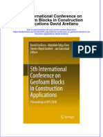 Download textbook 5Th International Conference On Geofoam Blocks In Construction Applications David Arellano ebook all chapter pdf 
