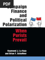 Campaign Finance and Political Polarization - When Purists Prevail