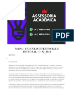 Mapa - Cálculo Diferencial e Integral II - 52 2024