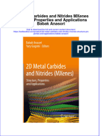 Download pdf 2D Metal Carbides And Nitrides Mxenes Structure Properties And Applications Babak Anasori ebook full chapter 