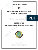 RPE_M05 Notes_Databases & Research Metrics