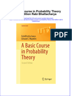 Download textbook A Basic Course In Probability Theory 2Nd Edition Rabi Bhattacharya ebook all chapter pdf 